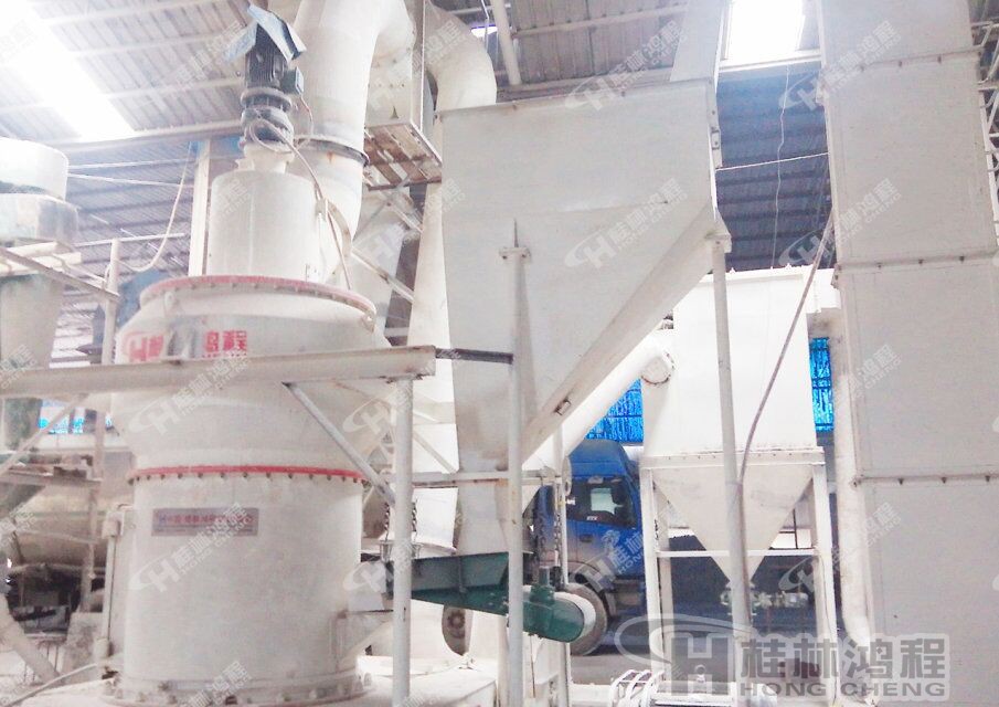 HC1300，325目錳礦石磨粉設備，錳礦石雷蒙磨粉機配置方案